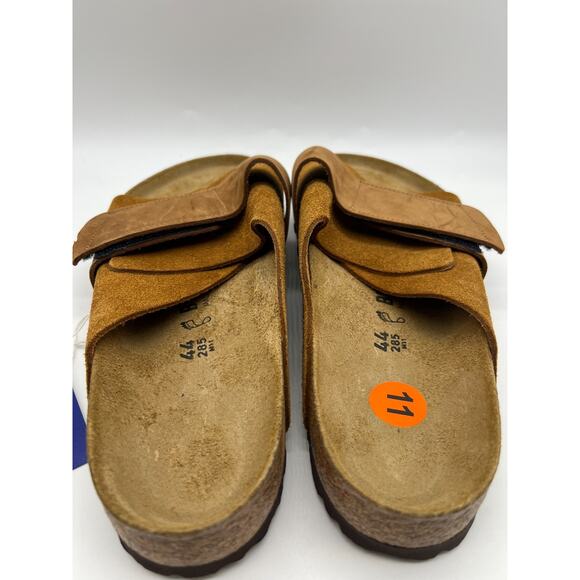 Birkenstock Kyoto Mink Nubuck Suede Leather Slides Men's Size 11 - Picture 16 of 16